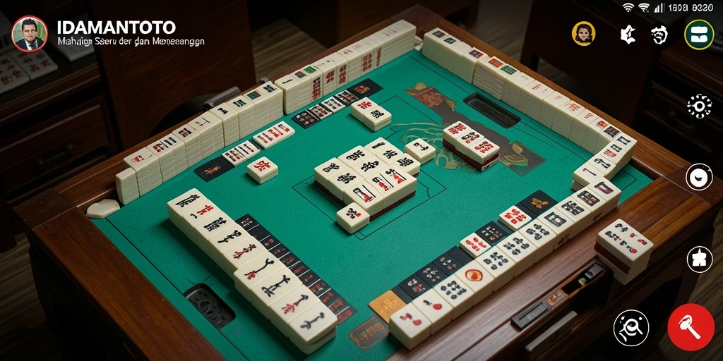Gameplay menarik dari IDAMANTOTO dengan desain ubin Mahjong.