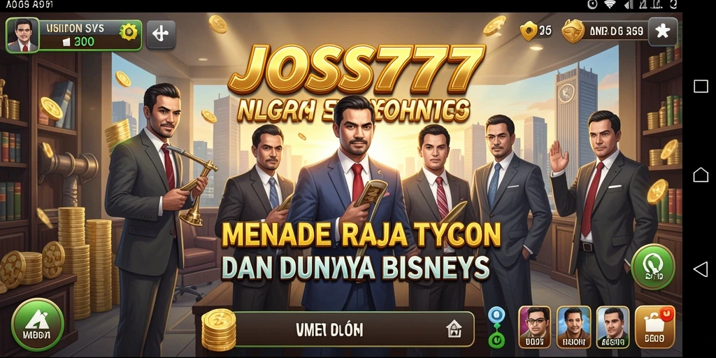 Screenshot gameplay JOSS777 menunjukkan pengalaman menarik dalam membangun kerajaan bisnis.