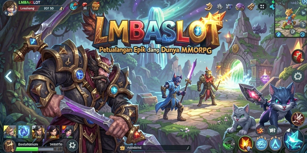 Gameplay aksi penuh petualangan dalam LMBASLOT.