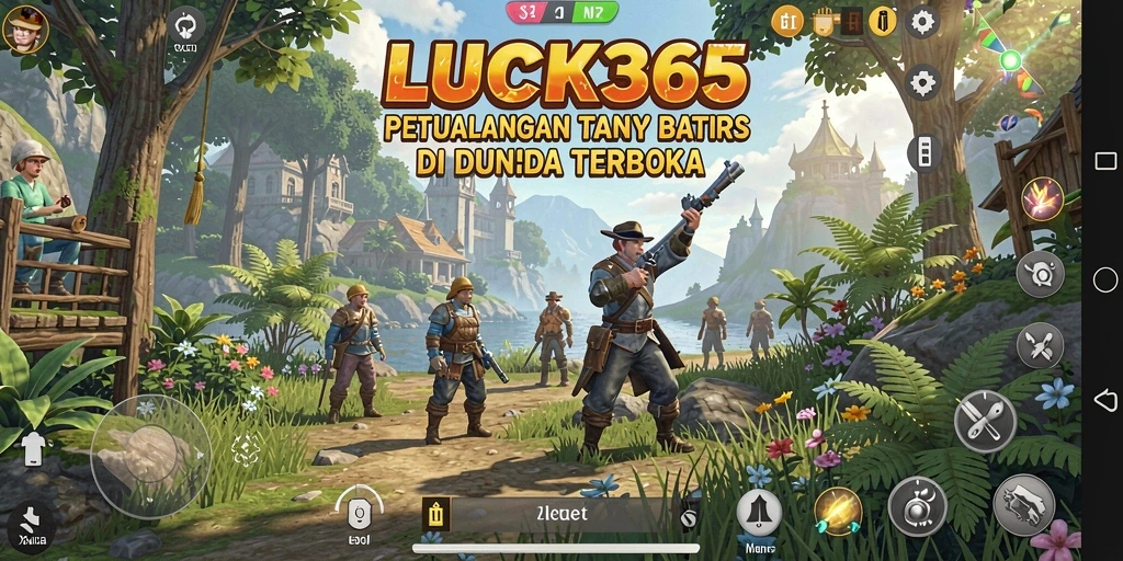 Tangkapan layar gameplay Open World LUCK365 yang menarik.