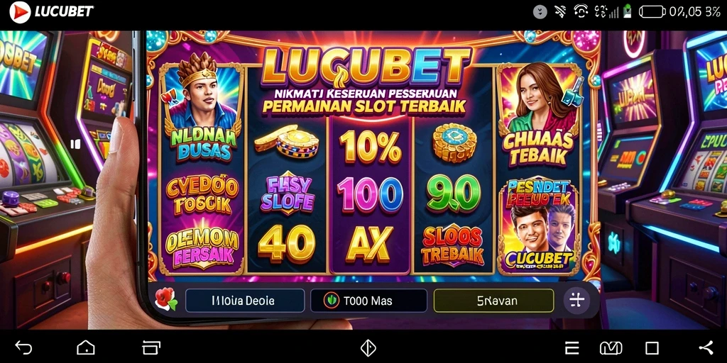 Tampilan gameplay LUCUBET yang seru dengan berbagai mesin slot.