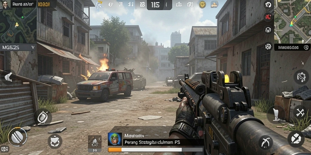 Gameplay menegangkan dalam <strong>MG525</strong> dengan aksi tembak-menembak seru.