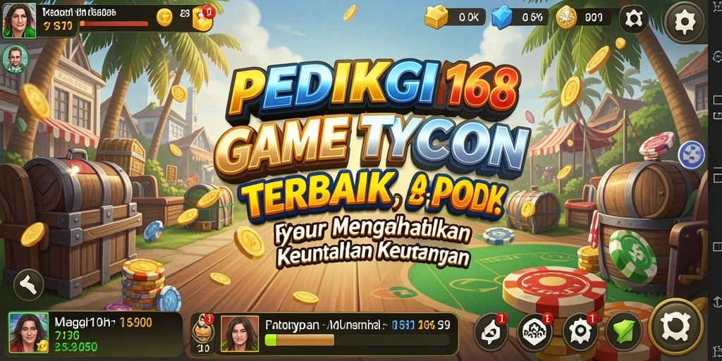 Screenshot gameplay PREDIKSI168 yang menunjukkan grafis menarik dan mekanika Tycoon.