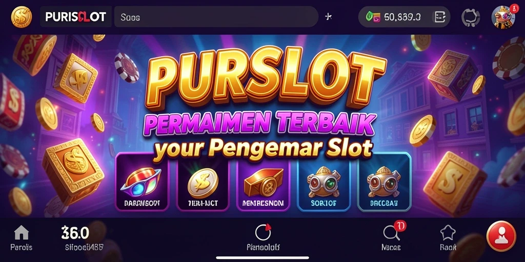Tampilan gameplay menarik dari permainan Slot PURISLOT.